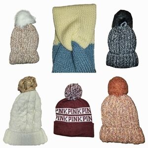 SIX WINTER Hats - All NWT/NWOT/EUC